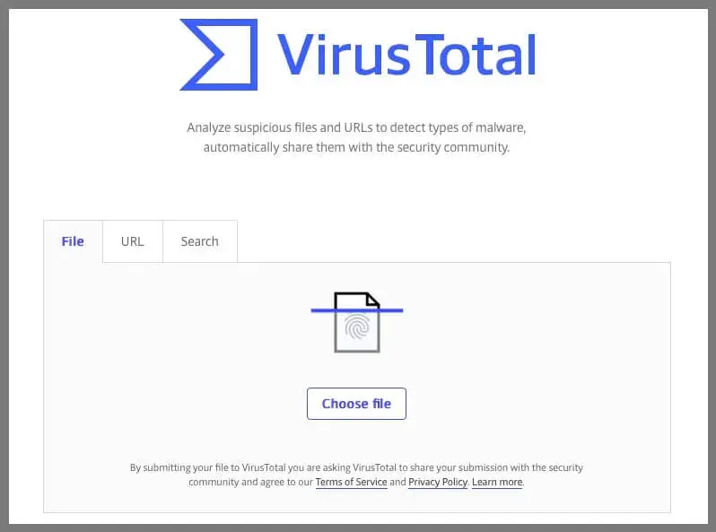 2. VirusTotal (无需下载)