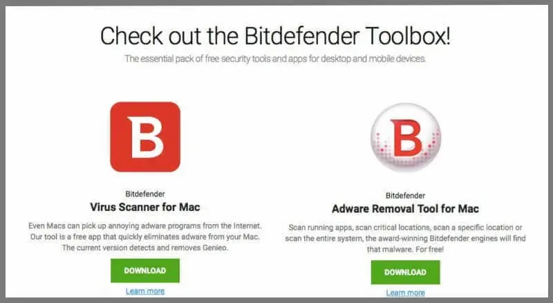 5. BitDefender Virus Scanner (需下载安装)