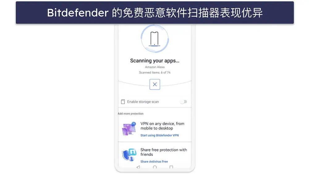 🥉3. Bitdefender：使用简便，提供优秀的恶意软件防护