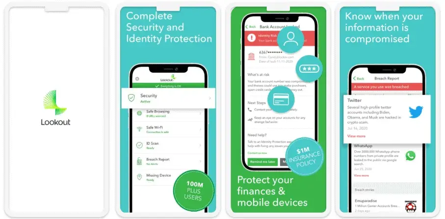 10. Lookout Mobile Security iOS 版：良好的泄露监控和防盗工具