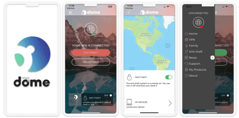 5. Panda Dome iOS 版：精准的 GPS 跟踪和出色的防盗工具